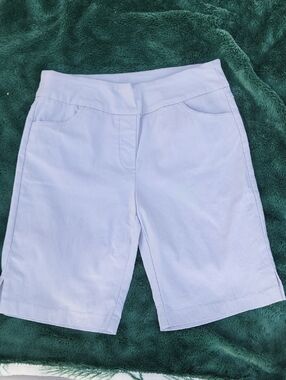 Tribal Women’s Light Grey Pull-On Bermuda Shorts